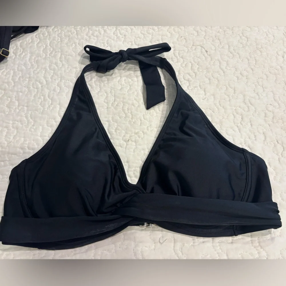 Athleta black 3 piece Bikini Set - Picture 10 of 13